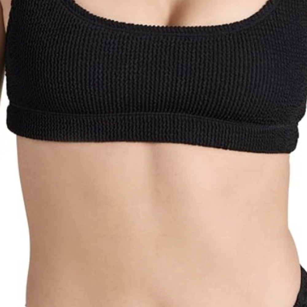 NWT Good American Women Always Fit Swim Top Bra Strappless 00/0 XXS/XS